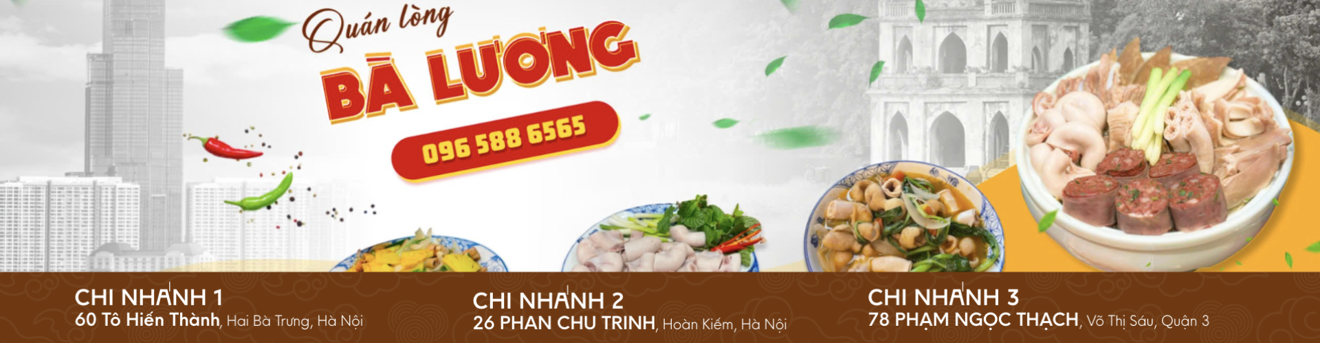 QUÁN LÒNG BÀ LƯƠNG - Hương vị lòng trứ danh Hà Nội